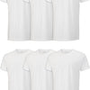 Men's Crew Tee Undershirts, Moisture Wicking & Tag Free,