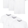 Men's Cotton, Moisture-Wicking Crew Tee Undershirts, Multi-Packs