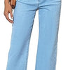 Jeans High Waisted Straight Leg Loose Stretchy