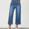 Capri Jeans for Women Wide Leg High Waisted
