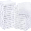 Cotton Washcloths Set - 100% Ring Spun Cotton, Premium Quality Flannel Face Cloth